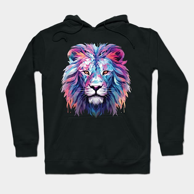 Holographic Lion - modern style gift Hoodie by PaulJus